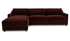 Imogen Bordeaux Left Sectional - Ornate Home