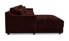 Imogen Bordeaux Left Sectional - Ornate Home