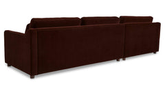 Imogen Bordeaux Left Sectional - Ornate Home