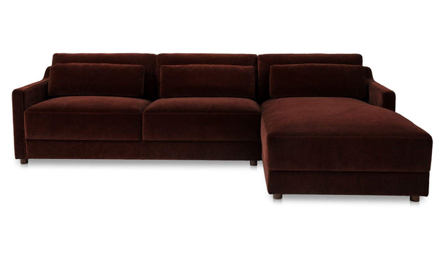 Imogen Bordeaux Right Sectional - Ornate Home