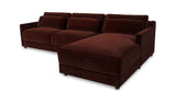 Imogen Bordeaux Right Sectional - Ornate Home