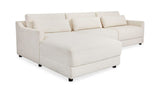 Imogen Textured Oat Left Sectional - Ornate Home