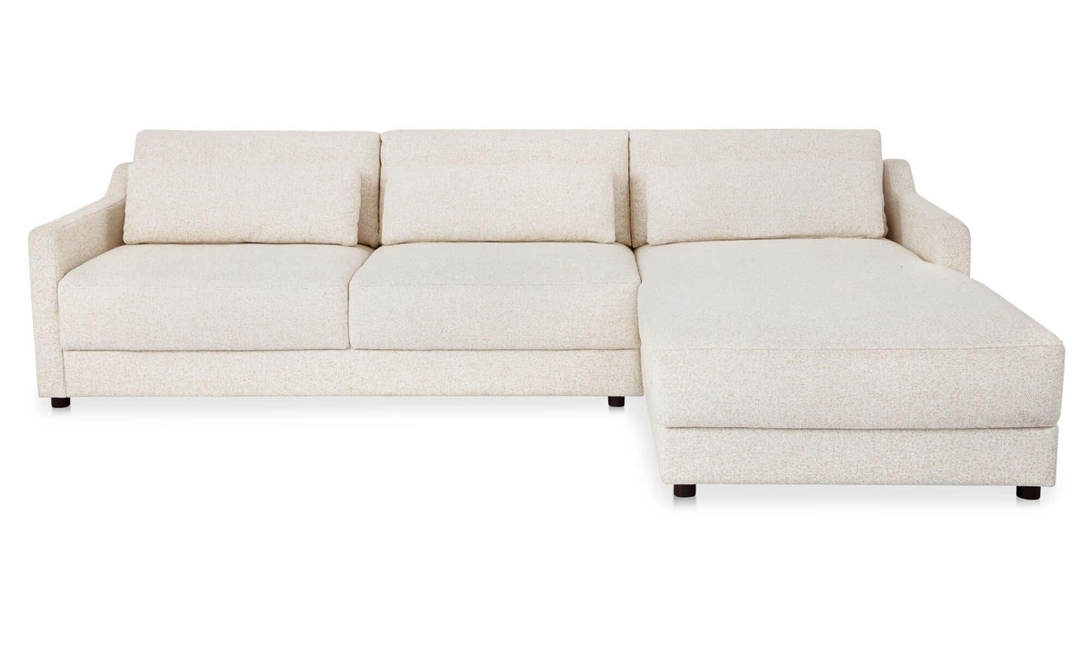 Imogen Textured Oat Right Sectional - Ornate Home