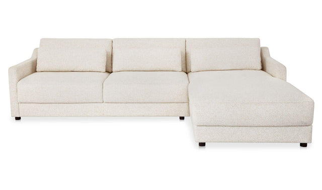 Imogen Textured Oat Right Sectional - Ornate Home