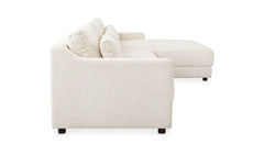 Imogen Textured Oat Right Sectional - Ornate Home