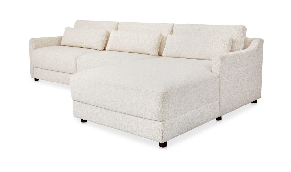 Imogen Textured Oat Right Sectional - Ornate Home