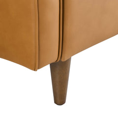 Impart Tan Genuine Leather Loveseat - Ornate Home