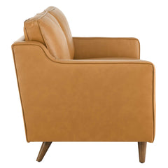 Impart Tan Genuine Leather Loveseat - Ornate Home