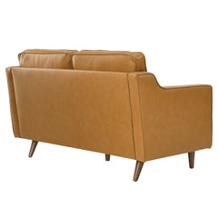 Impart Tan Genuine Leather Loveseat - Ornate Home