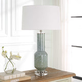 Imperia Aqua Gray Table Lamp - Ornate Home