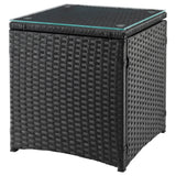 Imperia Patio 2-Person Seating Group with End Table with Cream Cushions - Ornate Home