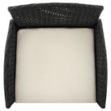 Imperia Patio 2-Person Seating Group with End Table with Cream Cushions - Ornate Home