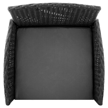 Imperia Patio 2-Person Seating Group with End Table with Grey Cushions - Ornate Home