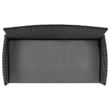 Imperia Patio 4-Person Conversation Set with Coffee Table with Grey Cushions - Ornate Home