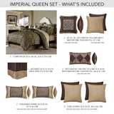 Imperial Bronze  Comforter Set - Ornate Home