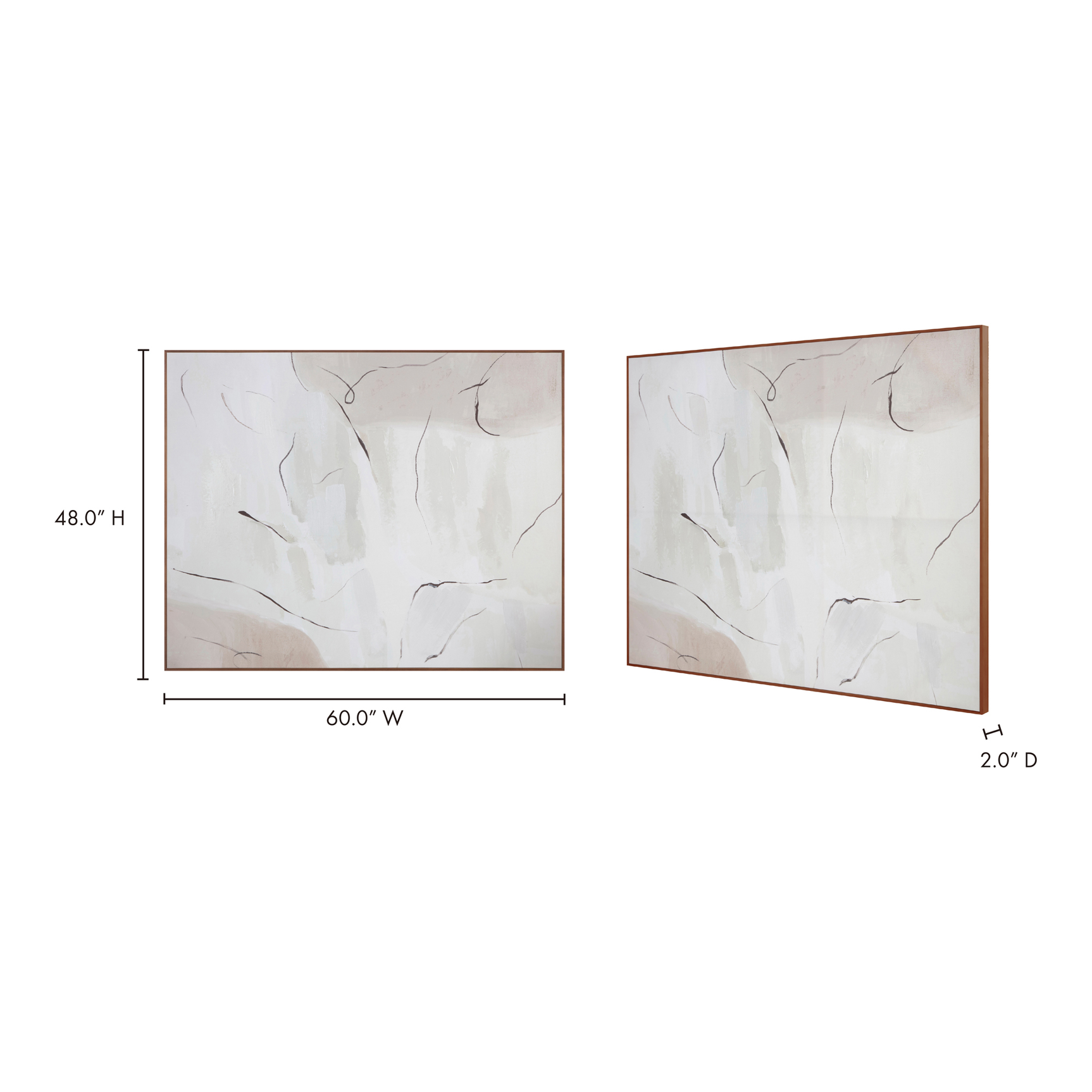 Impression Terra Palette Framed Painting - Ornate Home