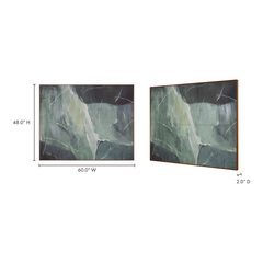 Impression Verdant Palette Framed Painting - Ornate Home