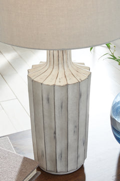 Imre Distressed Brown Poly Table Lamp - Ornate Home