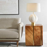 In Bloom White Table Lamp - Ornate Home