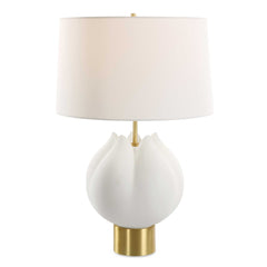 In Bloom White Table Lamp - Ornate Home