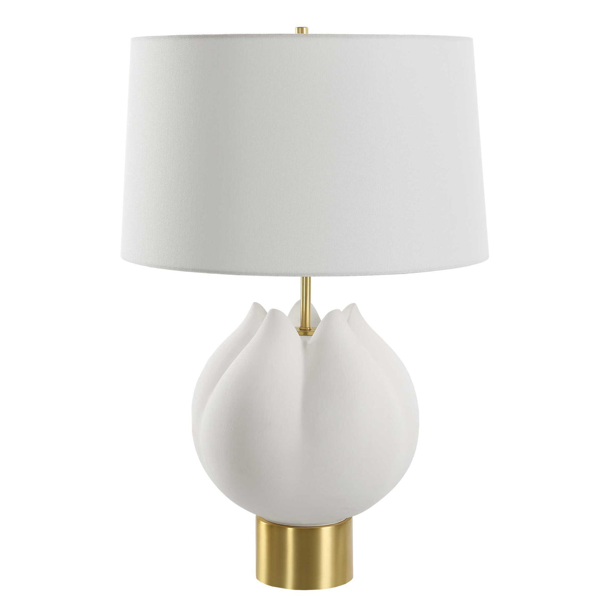 In Bloom White Table Lamp - Ornate Home