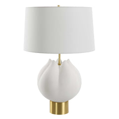 In Bloom White Table Lamp - Ornate Home