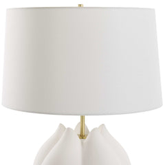 In Bloom White Table Lamp - Ornate Home