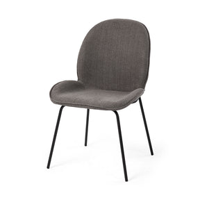 Inala Gray Curved Back Dining Side Chair (Set of 2) - Ornate Home
