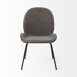 Inala Gray Curved Back Dining Side Chair (Set of 2) - Ornate Home