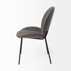 Inala Gray Curved Back Dining Side Chair (Set of 2) - Ornate Home