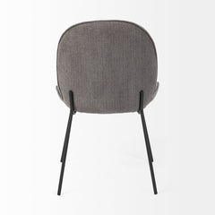 Inala Gray Curved Back Dining Side Chair (Set of 2) - Ornate Home