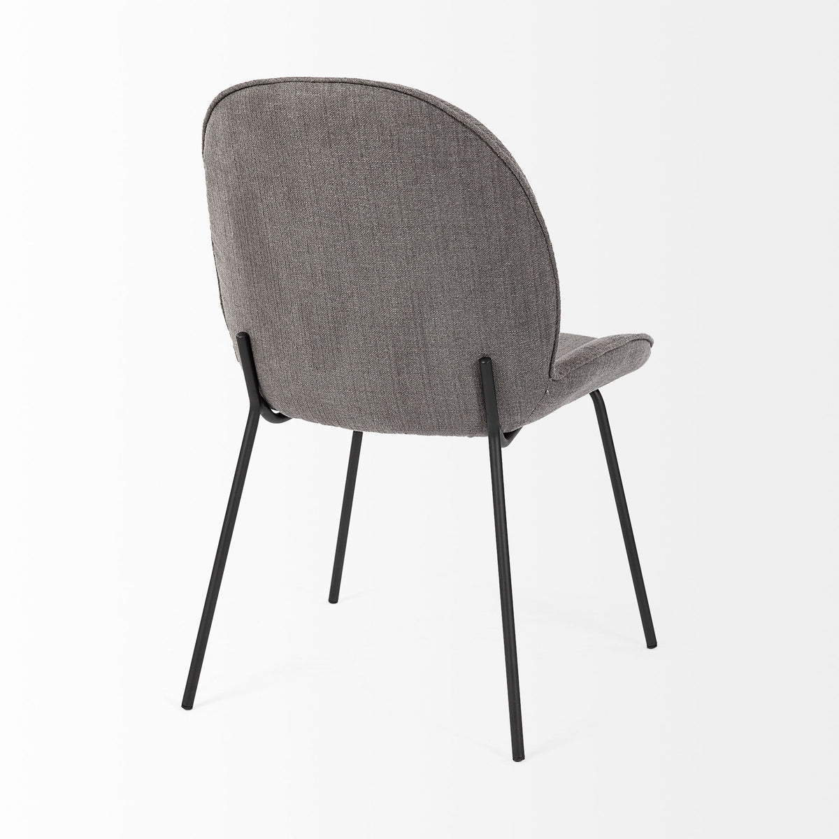Inala Gray Curved Back Dining Side Chair (Set of 2) - Ornate Home