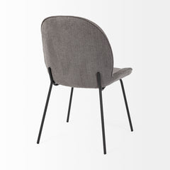 Inala Gray Curved Back Dining Side Chair (Set of 2) - Ornate Home