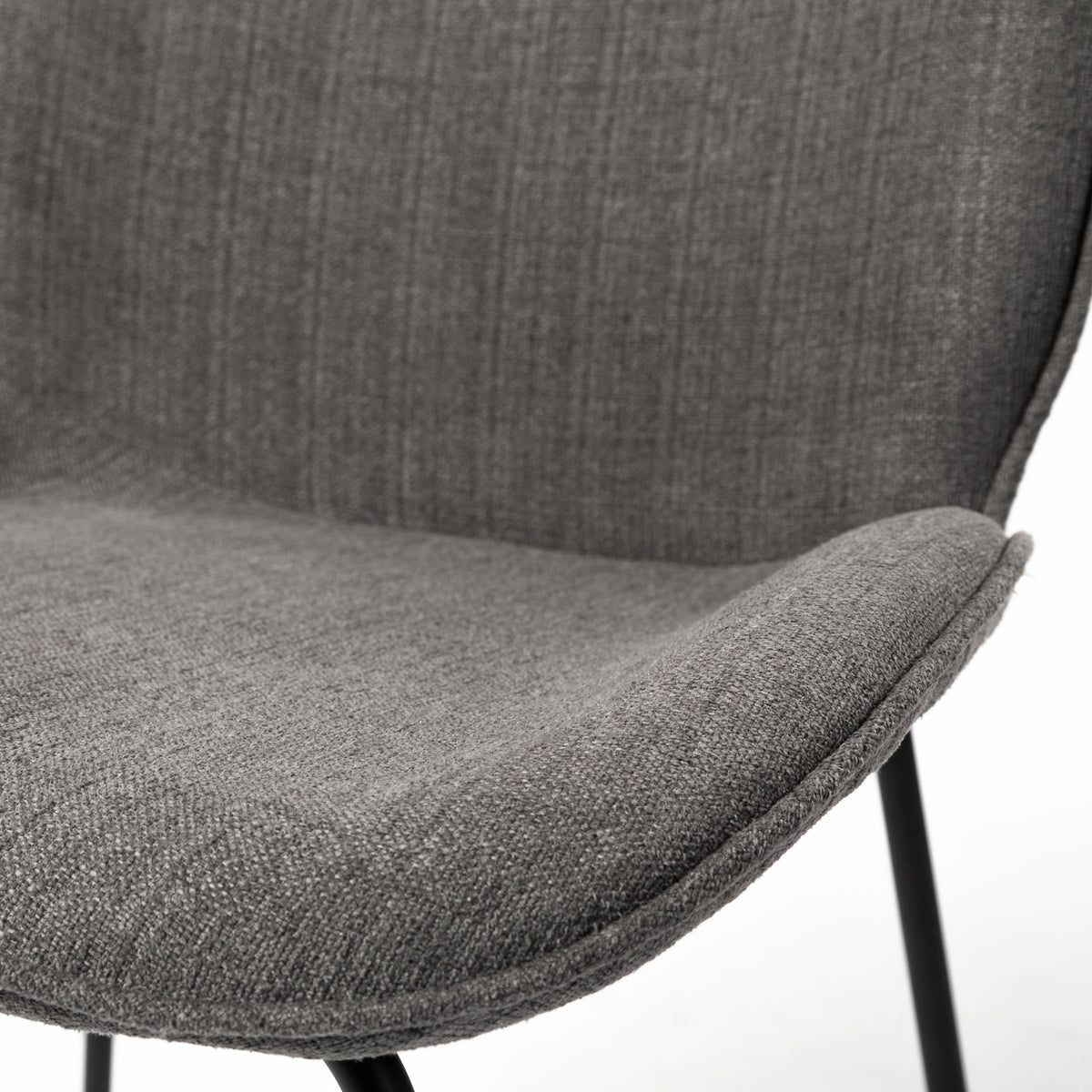 Inala Gray Curved Back Dining Side Chair (Set of 2) - Ornate Home