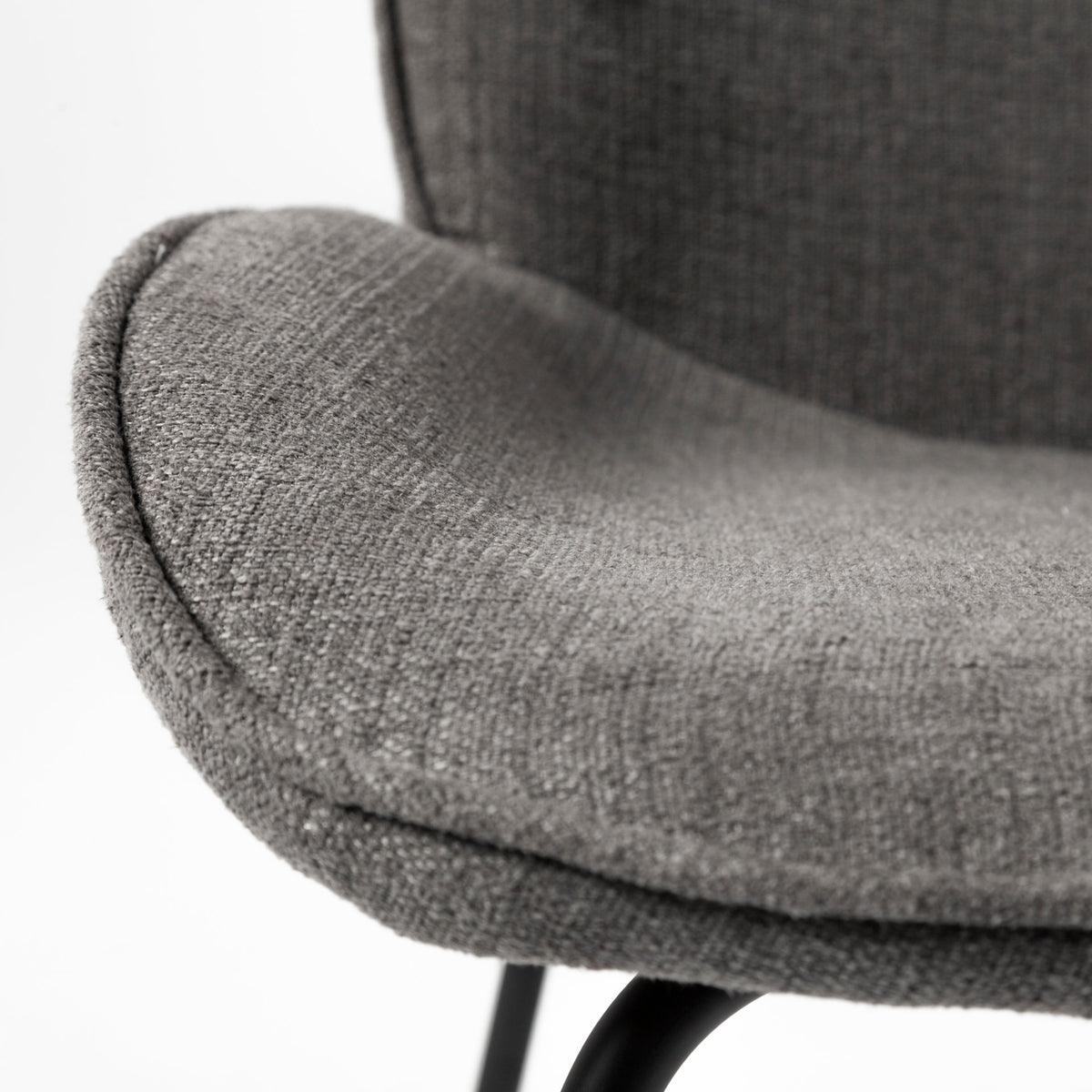 Inala Gray Curved Back Dining Side Chair (Set of 2) - Ornate Home