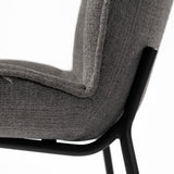 Inala Gray Curved Back Dining Side Chair (Set of 2) - Ornate Home
