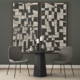 Inala Gray Curved Back Dining Side Chair (Set of 2) - Ornate Home