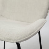 Inala White/Black Curved Back Dining Side Chair (Set of 2) - Ornate Home