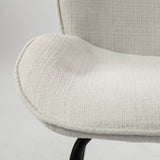 Inala White/Black Curved Back Dining Side Chair (Set of 2) - Ornate Home