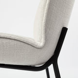 Inala White/Black Curved Back Dining Side Chair (Set of 2) - Ornate Home