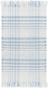 Inara Blue Plaid Area Rug - Ornate Home