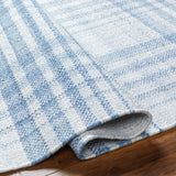 Inara Blue Plaid Area Rug - Ornate Home
