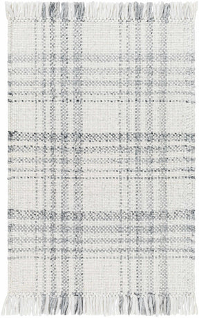 Inara Gray Plaid Area Rug - Clearance - Ornate Home