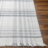 Inara Gray Plaid Area Rug - Clearance - Ornate Home