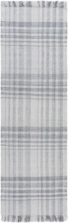 Inara Gray Plaid Area Rug - Clearance - Ornate Home