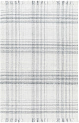 Inara Gray Plaid Area Rug - Clearance - Ornate Home