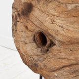 Incana Natural Brown Reclaimed Wood Wheel Object - Ornate Home