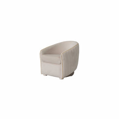 Inci Ivory Velvet Living Room Set / 4pc - Ornate Home