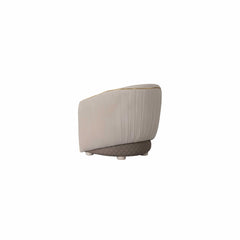 Inci Ivory Velvet Living Room Set / 4pc - Ornate Home