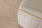 Inci Ivory Velvet Living Room Set / 4pc - Ornate Home
